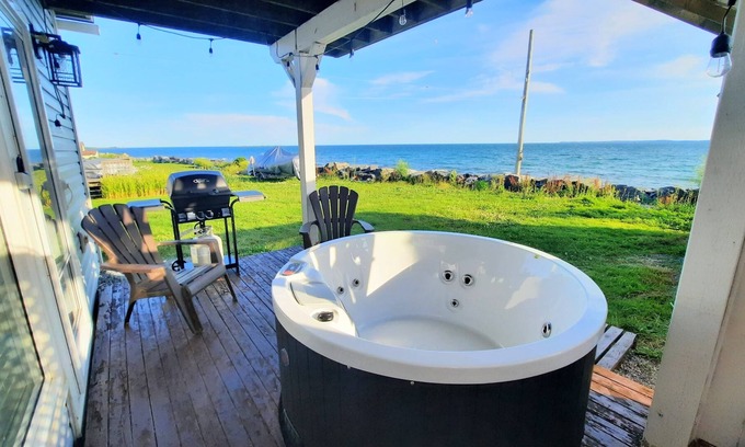 Eastern Passage Apartment | Seafront, year-round hot tub, 1-bedroom Studio