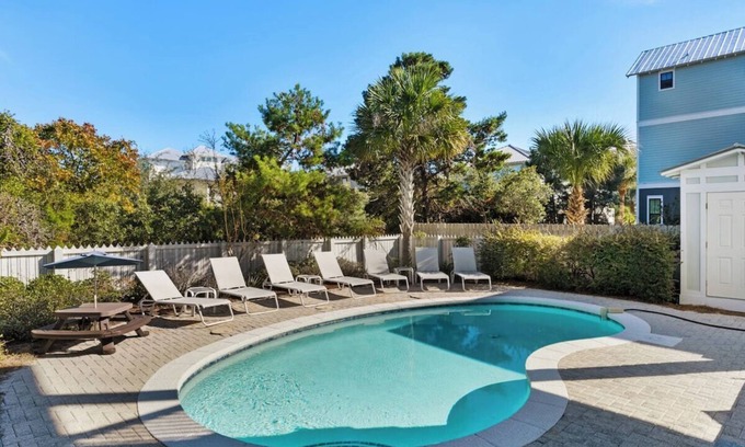 Rosemary Beach House | Seaside - 30A Private Heated Pool, 3 min walk to the beach