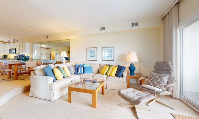 Fenwick Island House | Seaside Villas oceanfront townhome with 2 balconies, beach access & sunrise view