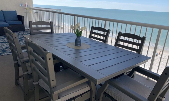 Redington Beach Condo | Seaview 504 | Fully Renovated 2BR w/Oceanfront Primary bedroom | Summer Deals await
