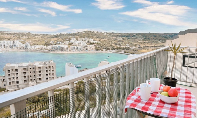 St. Paul's Bay Apartment | Seaview Apart 5mn From Sea Xemxija, Xemxija St Paul's Bay, Malta