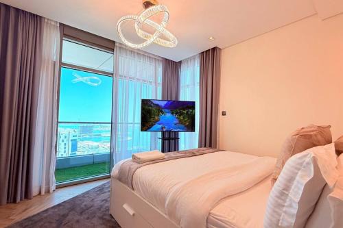 Al Hoora Apartment | Seaview White 1Br Balcony