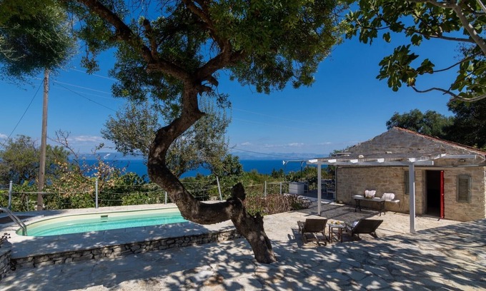 Koutsi House | Secluded Antipaxos Retreat with Stunning Sea Views and Privacy