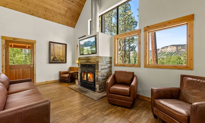 Columbine Lake House | Secluded Cabin on 132 Acres, 2 Miles to Purgatory Ski Area, Dogs Welcome