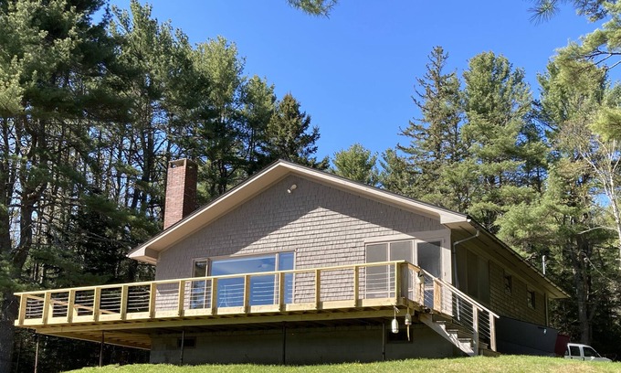 Sullivan Cottage | Secluded cottage at water's edge, surrounded by 15 forested acres