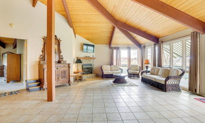 Siler City House | Secluded Countryside Home w/Deck in Siler City