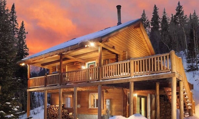 Alma Cabin | Secluded Log Cabin on 2 acres, backs to Pike National Forest, just 15mi to Breck