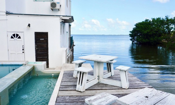 Belize City Apartment | See Belize Waterside Sea View 2-BR Apt w Balcony, Infinity Pool, Deck, 2nd Floor