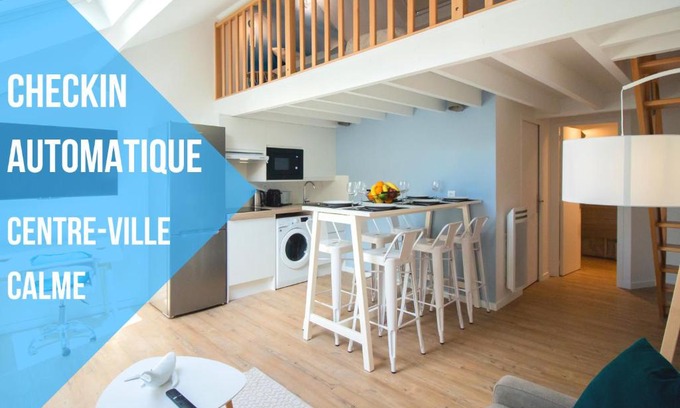 La Ferte-sous-Jouarre Apartment | Self Checkin Automatique - Downtown - ANTARCTIQUE
