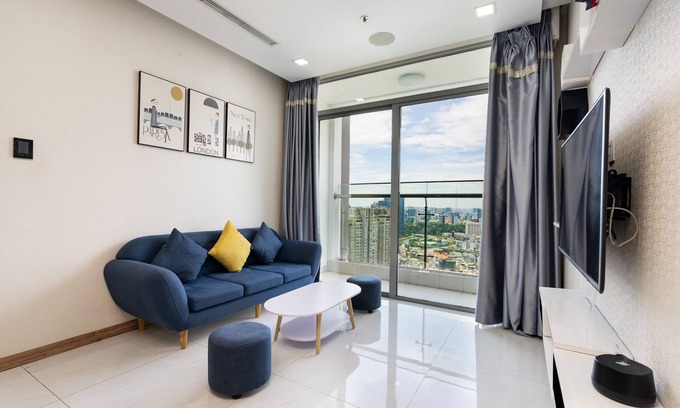 Hang Xanh Apartment | [SENS HOUSE]Highfloor Modern 2BR Apt@P6B -Free Gym