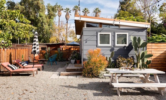 San Jose House | Serene Casita with Private Backyard Garden