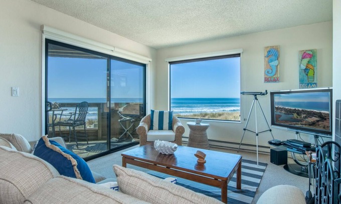 Pajaro Dunes Condo | Shorebirds 121 - Full Ocean View Condo - Sleeps 2, Second Floor Condo