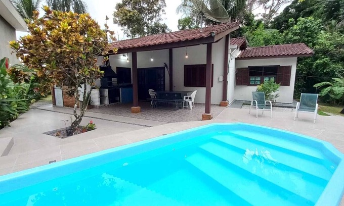 Costa do Sol House | Single-storey house in Costa do Sol condominium, Guaratuba beach, SP, 03 bedrooms.