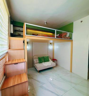 Guadalupe Apartment | SkyLoft Cebu Casa Mira Guadalupe Aesthetic Japandi Loft with Balcony