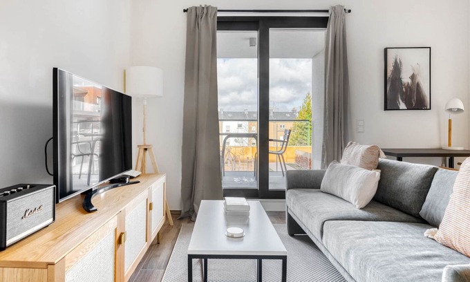 Bonnevoie Apartment | Sleek Howald 1BR w/ Elevator, nr bus station, by Blueground