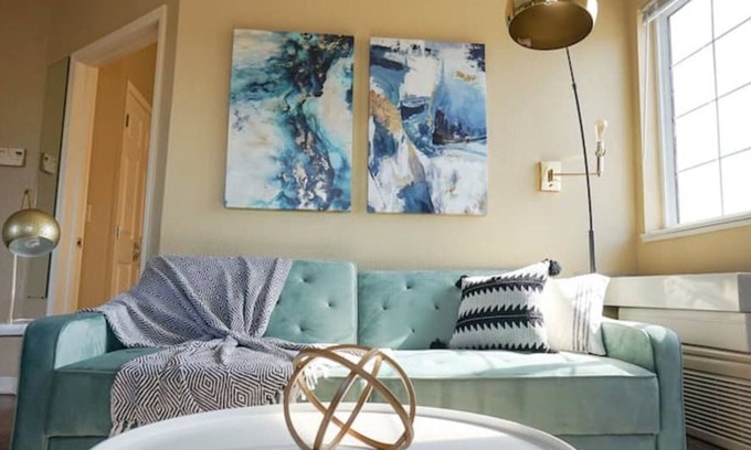 Wichita Apartment | Sleepover: Plush 1BD/1BA + Gym - Downtown Wichitan
