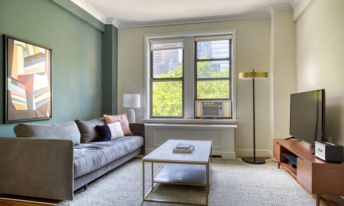 Lincoln Square Apartment | Smart UWS 1BR w/Doorman and amazing city views by Blueground
