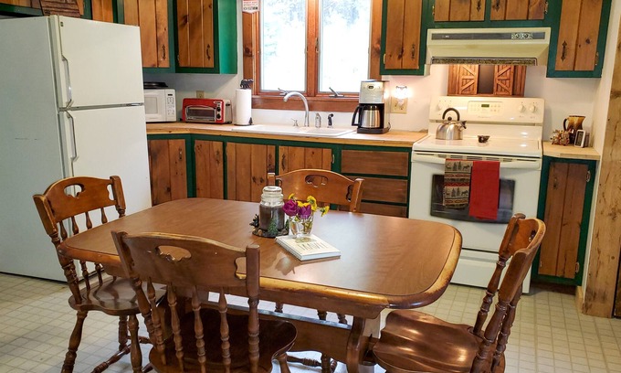 Bingham Cottage | Snug Rustic Cottage minutes from Beautiful Wyman Lake in Moscow, ME