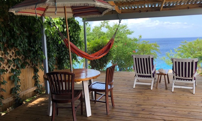 Lagun House | Sol Patch at Jeremi #1 - a seaside guest house over-looking the Caribbean.