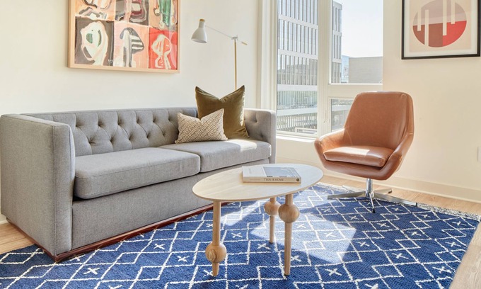 Downtown Minneapolis Apartment | Sonder at Sora | Extended Stay One-Bedroom Apartment w/ Juliet Balcony