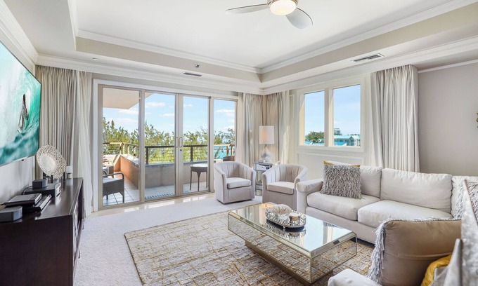 Seven Mile Beach Condo | Sophisticated Residence steps away from the Beach located at The Ritz-Carlton