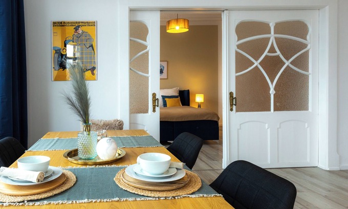 Zwickau Apartment | soulscape Apartments - EDLER sanierter Altbau-Wohnraum, zentrumsnah-gratis Wi-Fi