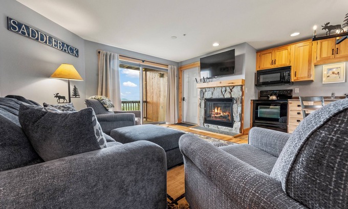 Rangeley Condo | South Branch Condo 21-2 - Nice ski-in ski-out condo at Saddleback