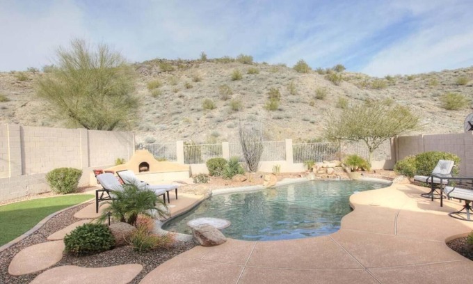Foothills House | South Mountain Sanctuary-backyard privacy- -cul-de-sac- pool-STR2024003324