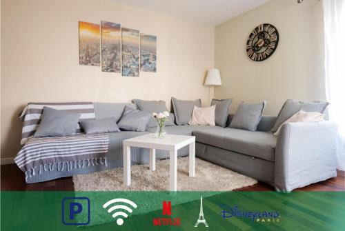 Bussy-Saint-Georges Apartment | Spacieux Appart - 9 personnes - Disneyland & Paris