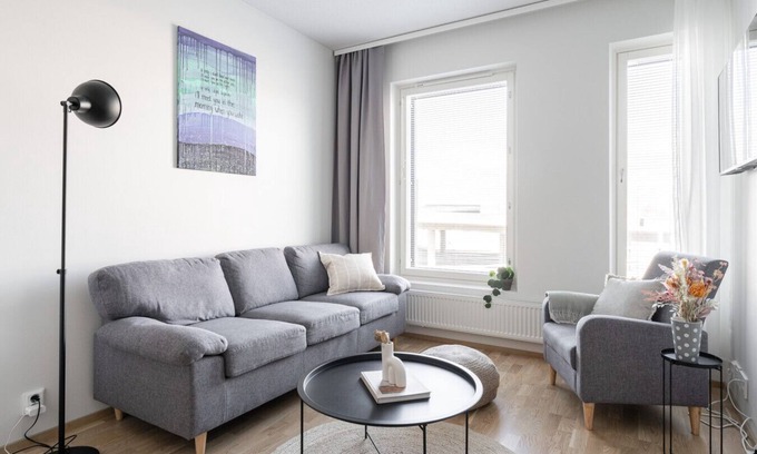 Tampere Apartment | Spacious 1BR Apartment with Sauna along the Tram Route