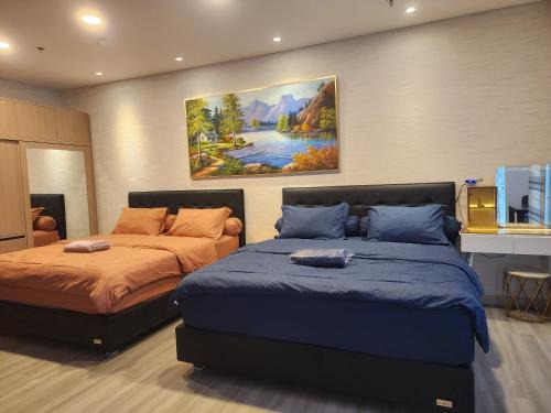 Medan Apartment | Spacious 2 King Bed Family Room 56 Sqm PODOMORO APARTMENT Tower Liberty 21st Floor with Mall Direct Access