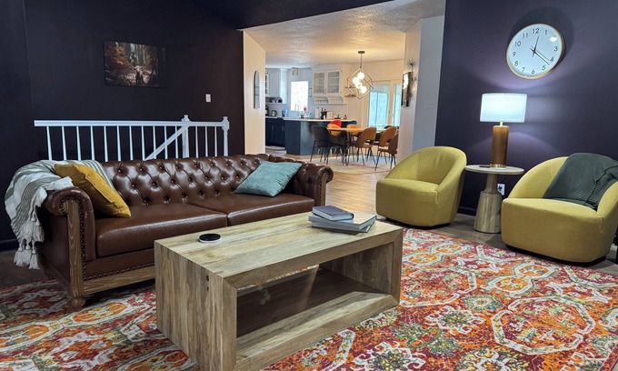 Columbia House | Spacious 4-bedroom house in vibrant Columbia close to the MKT trail with WiFi/AC