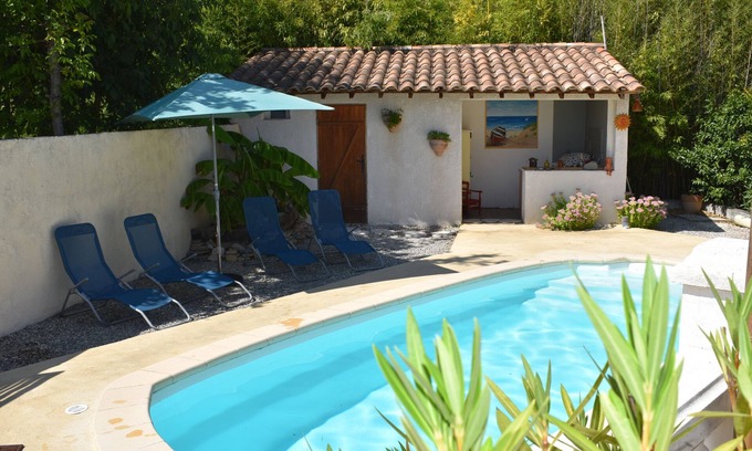 Cardet Apartment | Spacious accommodation, swimming pool, terraces, located on our property