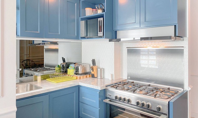 Pekayon Jaya Apartment | Spacious and Comfy 2BR Combined at Grand Kamala Lagoon Apartment