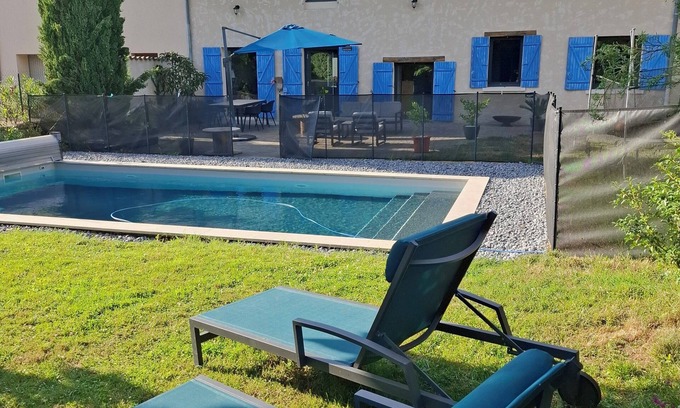 Civrieux House | Spacious and Modern House in the Heart of the Dombes, Near Lyon + Swimming Pool