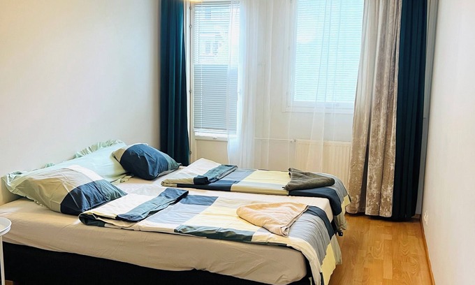 Ruoholahti Apartment | Spacious City Retreat with Private Sauna