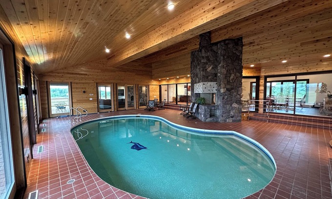 Upper Peninsula House | Spacious country estate featuring indoor pool, 10 miles from Marquette.