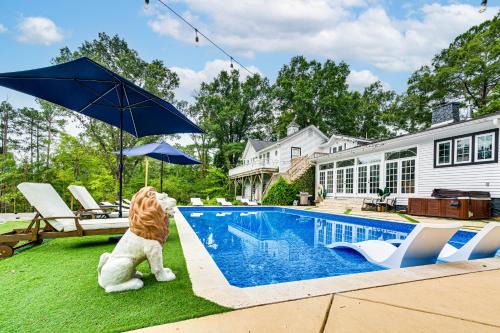 Durham House | Spacious Durham Home with Fire Pit and Hot Tub!