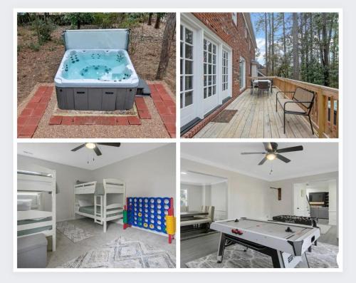 Terry Sanford House | Spacious Family Oasis with Hot Tub & Game Tables