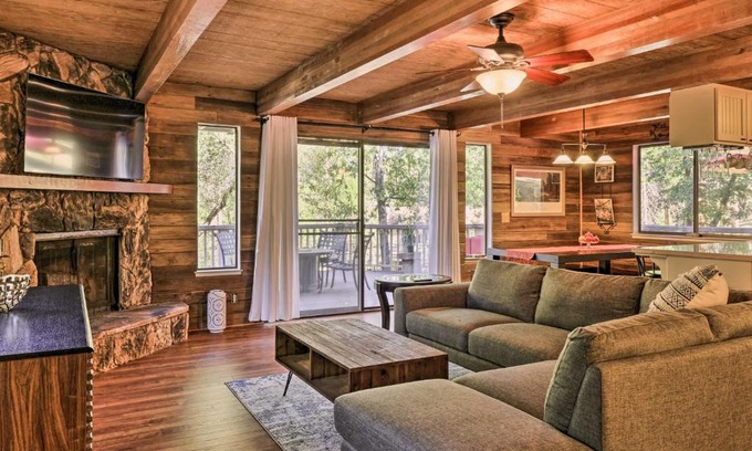 Groveland House | Spacious Groveland Cabin with Wraparound Deck!
