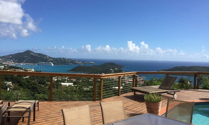 Estate Lilliendal and Marienhoj House | Spacious house with an amazing view of the ocean on a private deck.
