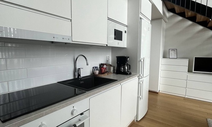 Tampere Apartment | Spacious loft apartment with a beautiful lake view