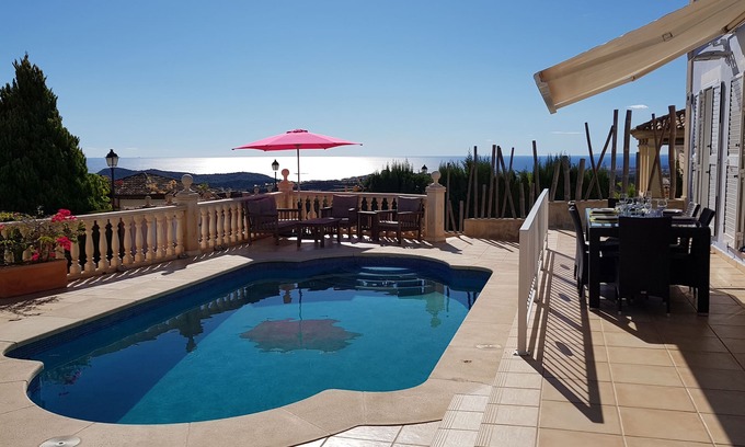 Golf Bahia Villa | Spacious modern villa - fabulous sea views, free WIFI, beach & golf