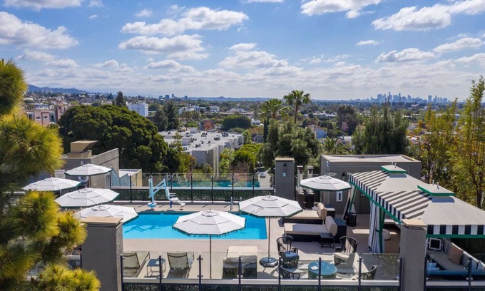 Norma Triangle Hotel | Spacious Suite with Recreational Amenities! Rooftop Heated Pool, Pet-friendly!
