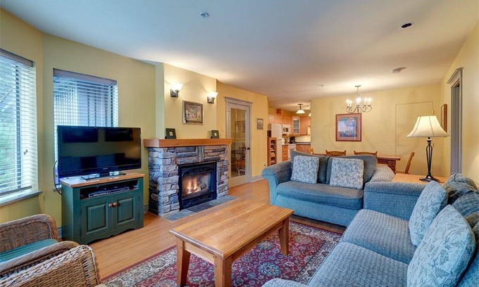 Blackcomb Condo | Spacious two level two bedroom unit on the Benchlands