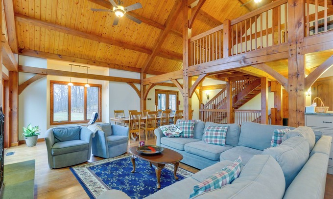 Millville House | Spacious Virginia Vacation Rental w/Yard & Sauna