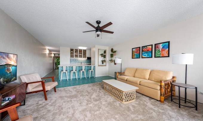 Historic Kailua Village Condo | Special Rate! Close to Downtown, One-bedroom at Kalanikai