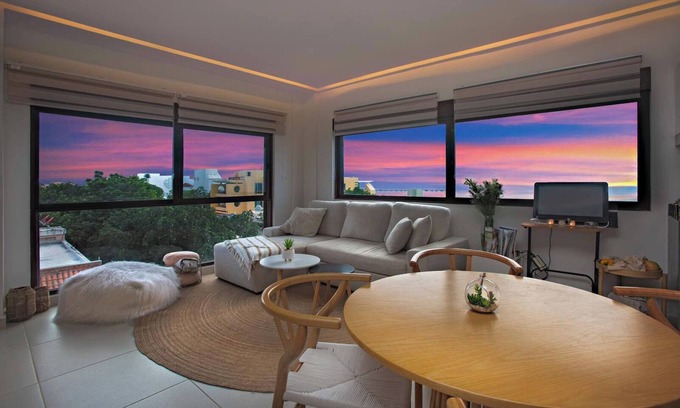 Colonia Centro Condo | Spectacular 2BR Oceanview Condo w/Rooftop Pool!