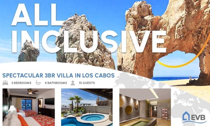 Los Cabos Villa | Spectacular 3BR Villa in Los Cabos - All Inclusive