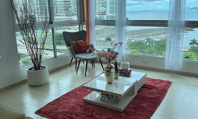 Marbella Apartment | Spectacular view with your modern 2 bedroom 2 bath apartment. Laundry included